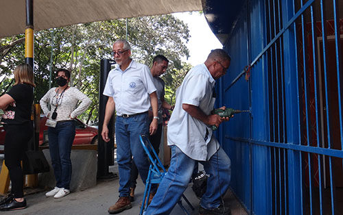UCV recupera caseta de vigilancia en la entrada Tamanaco    