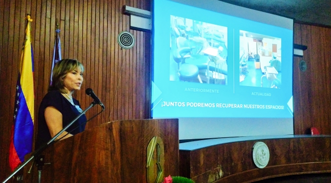 Dra. Sol Cristina Del Valle presentó propuesta decanal para Odontología